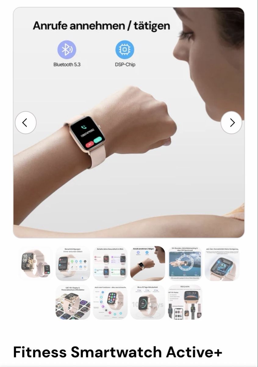 Smart Smartwatch: Smart watch  – Neu und originalverpackt aus Pfyn von Nathalie71 3