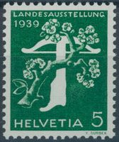 1939 - Landi - Armbrust - deutsch • dt - Abart - postfrisch