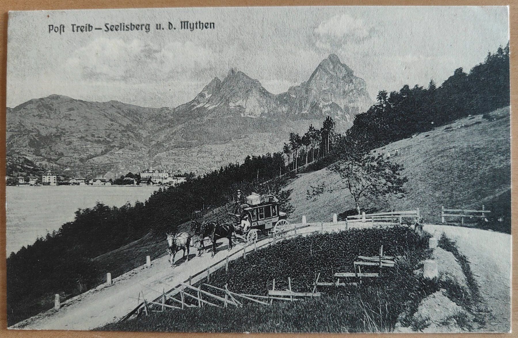 Cartes postales: Post Treib - Seelisberg um 1910 – D'occasion à St. Erhard par Chaeferli6