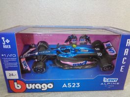 Bburago 1:43 F1 Formel 1 Alpine A523 Pierre Gasly 2023