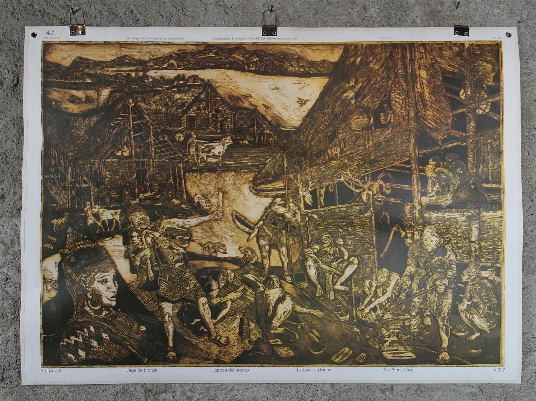 Foto & Immagini: Schulwandbild "Bronzezeit" D. Ineichen – Usato da Birrwil venduto da brandschatz_birrwil