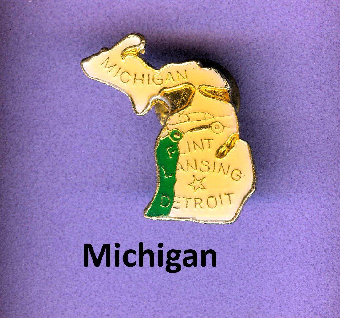 Placchette & Badge: USA   Michigan – Usato da Winterthur venduto da Sammleroase