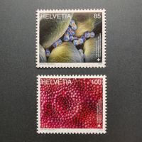Schweiz Serie Sondermarken Mikroskopische Kunst, 2020, **