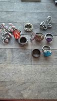Schmuck Lot Ringe mit Steinen