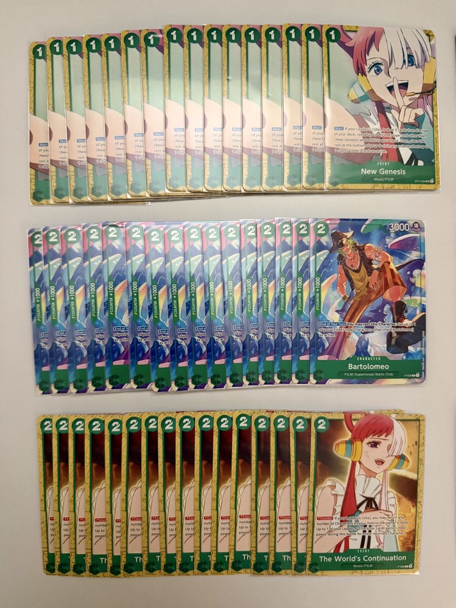 Bandai Sammelbilder & Trading cards: One Piece SR und Promo Bundle Green NM – Neu (gemäss Beschreibung) aus Buochs von Lesaimen 1