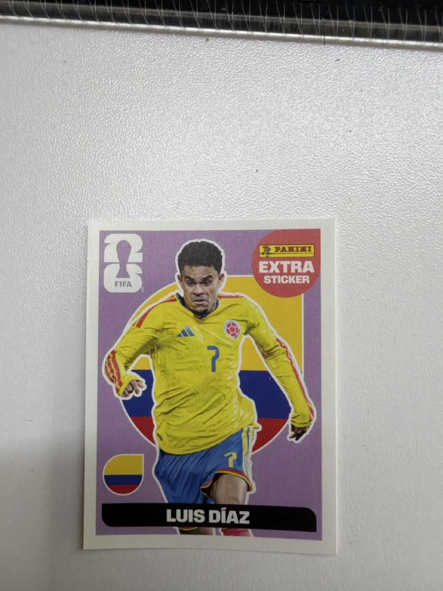 Panini Carte collezionabili: Panini WM 2026 - Extra Sticker - Luis Diaz – Nuovo (secondo la descrizione) da Trimmis venduto da jamil1