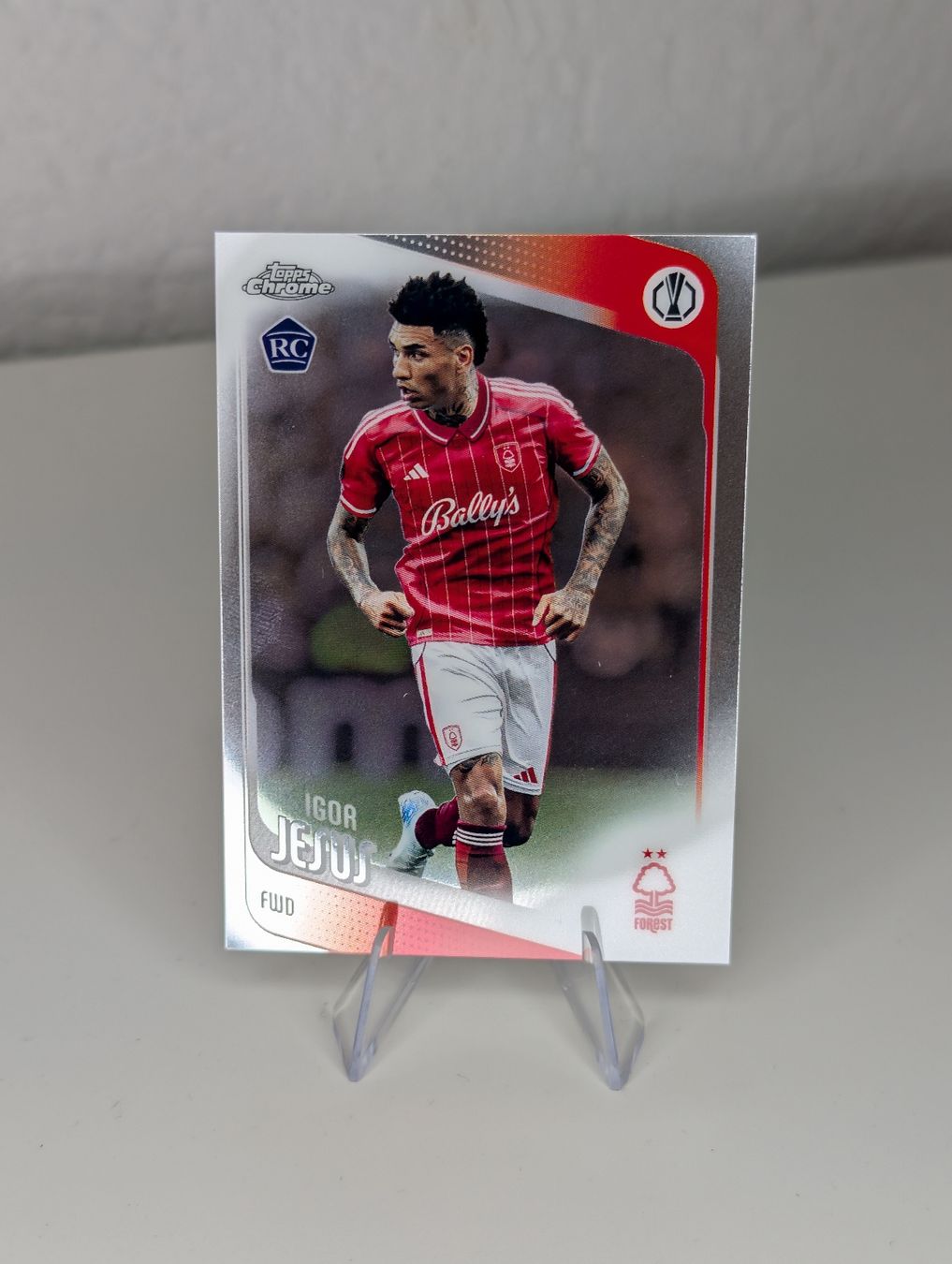 Topps Carte collezionabili: Igor Jesus RC Nottingham Forrest Topps Chrome  – Nuovo (secondo la descrizione) da Hunzenschwil venduto da BRPCards
