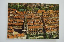 AK Bern, Blick auf die Altstadt und Münster