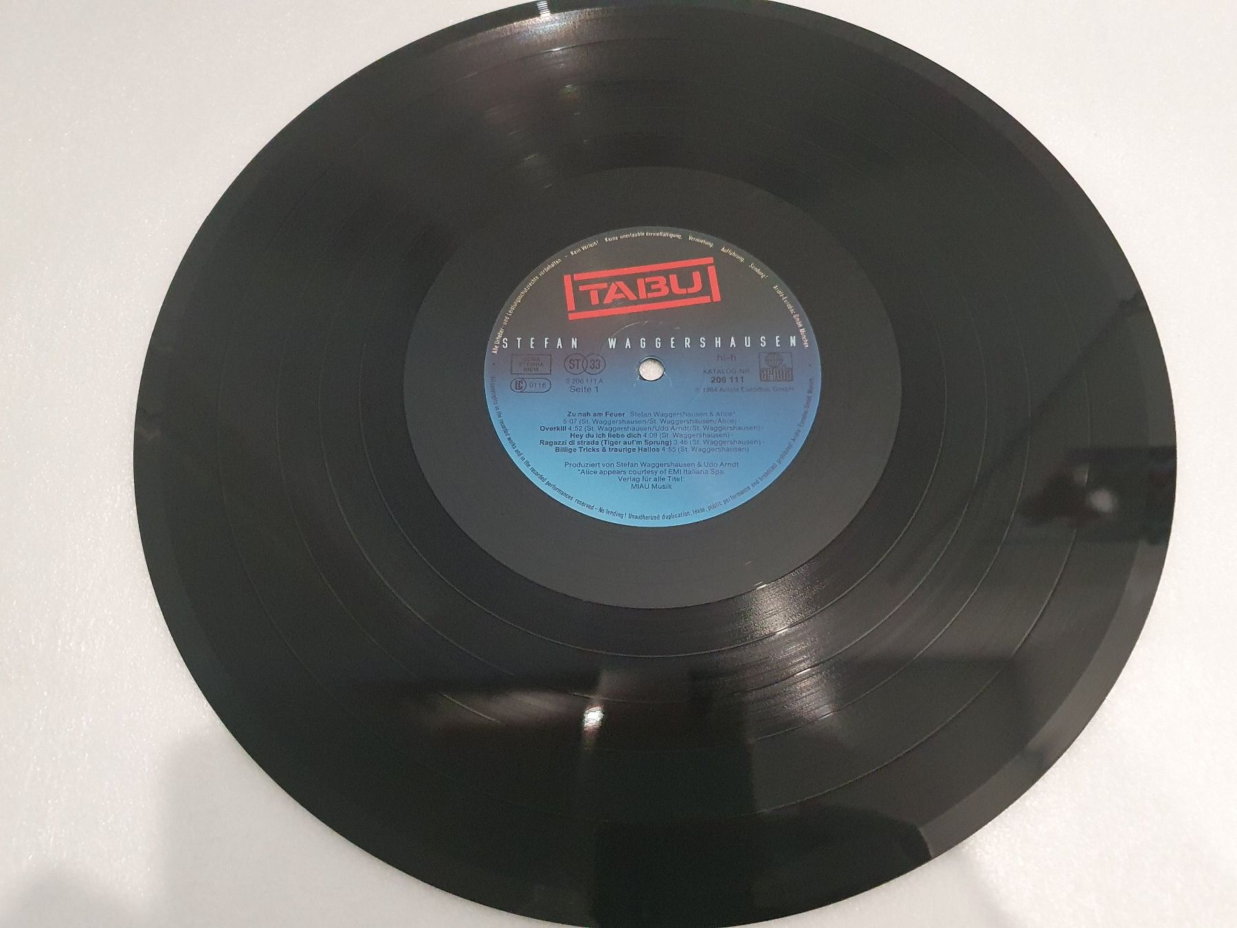Dischi in vinile: Stefan Waggershausen – Tabu – Usato da Uster venduto da Vinyl-Leidenschaft 6
