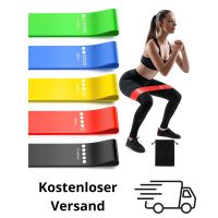 5er Set Gummi Fitnessbänder / Set de 5 bandes de fitness