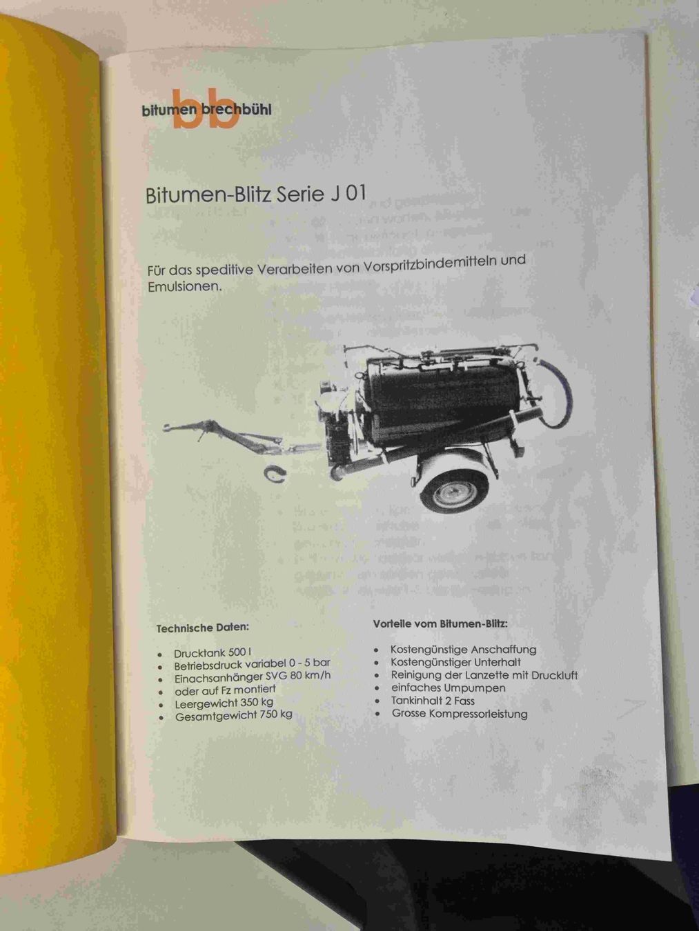 Alle Maschinen: Bitumen Lackbitumenspritzwagen Brechbühl – Gebraucht aus Wiliberg von Sullb 8