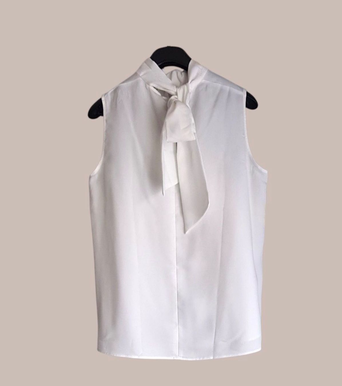Mango Camicette: Blouse blanche sans manches Mango - Taille L – Usato da Renens VD venduto da del_t2kx 1