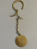 Gold Schlüsselanhänger 18K 750 Vintage 9.10g
