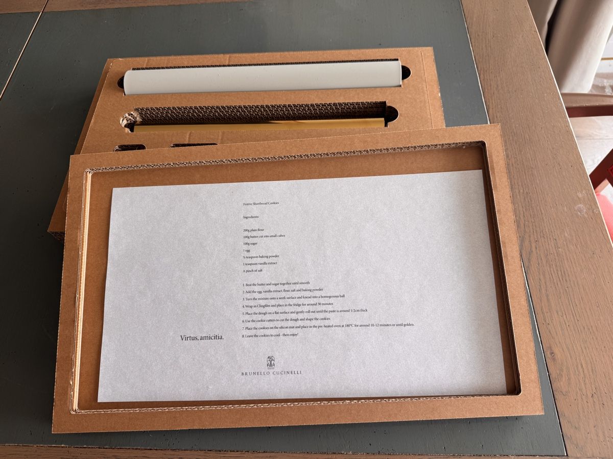 Küchengeräte: Brunello Cucinelli Cookie Cutters & Mat New Christmas Baking – Neu (gemäss Beschreibung) aus Zug von Arina2 1