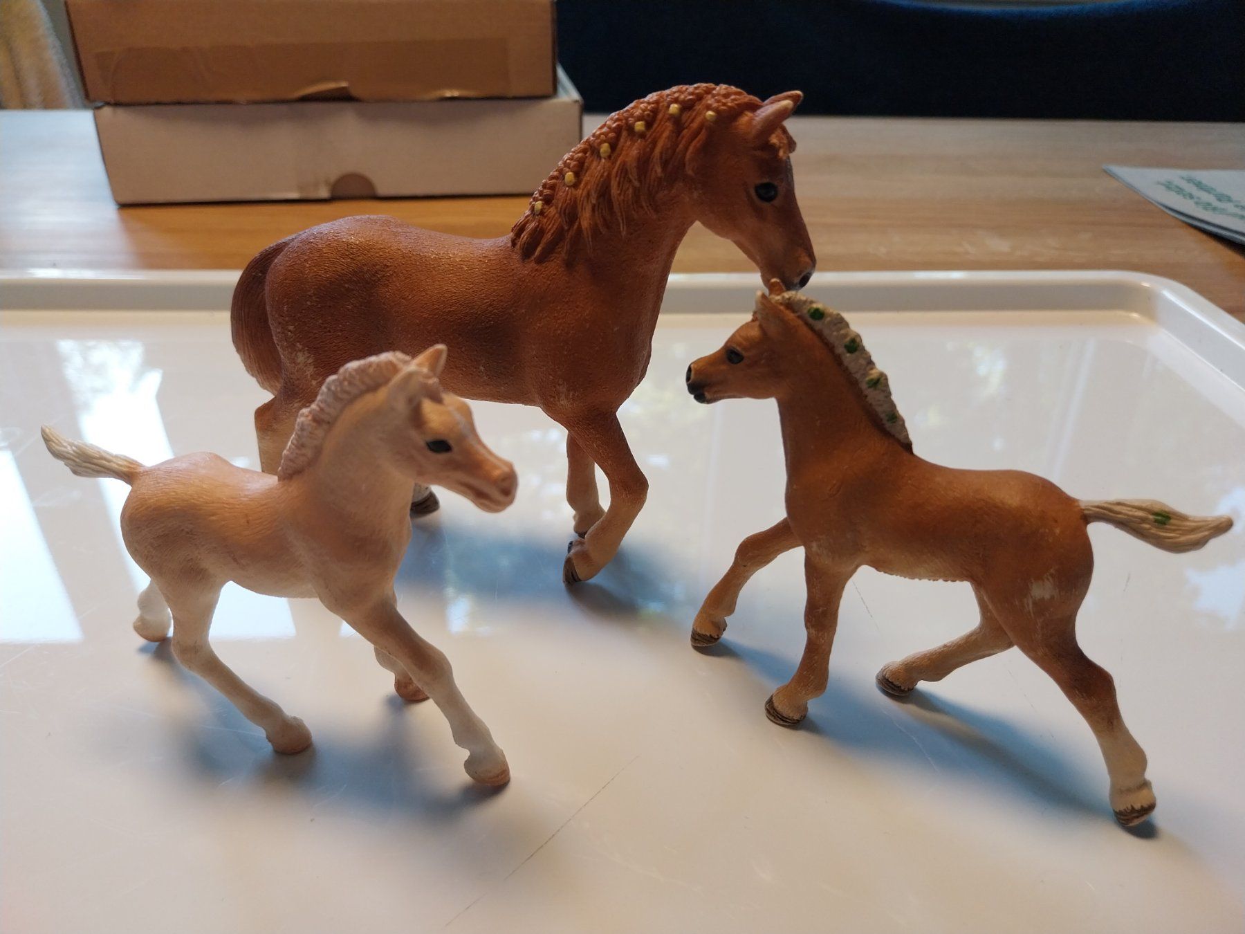 Schleich Jouets: Schleich Mutter mir 2x Fohlen – D'occasion à Bern par Epaddelw