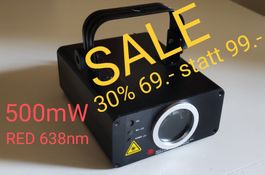 Mini Partylaser Rot 500mW 638nm dmx