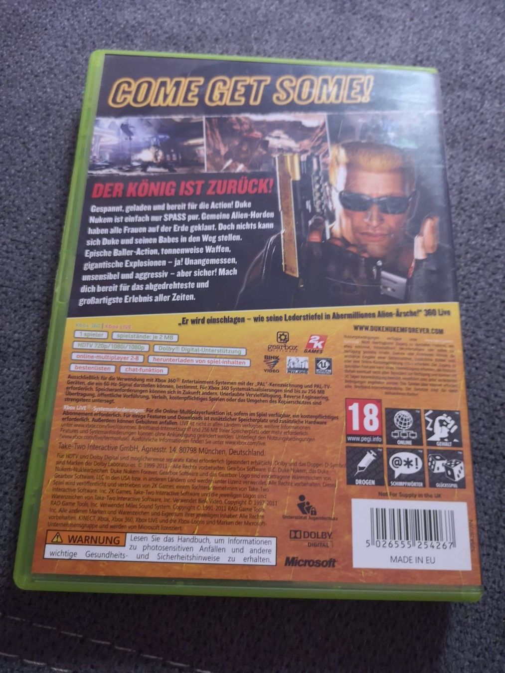 Giochi: Duke Nukem Forever XBOX 360 – Usato da Herisau venduto da Seyashop_2 1