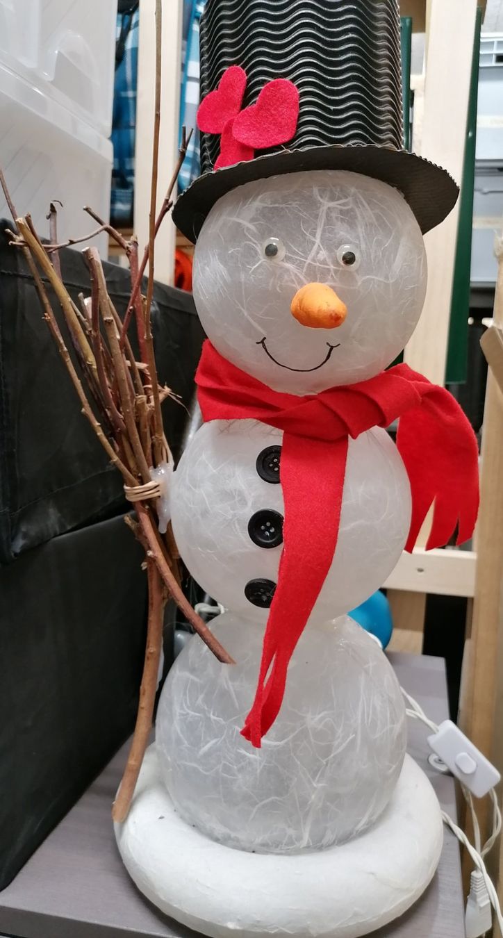 Tutte le decorazioni: Schneemann Lampe – Usato da Wädenswil venduto da bas_yfh5