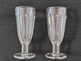 Eiskaffeegläser Trinkgläser Set, vintage