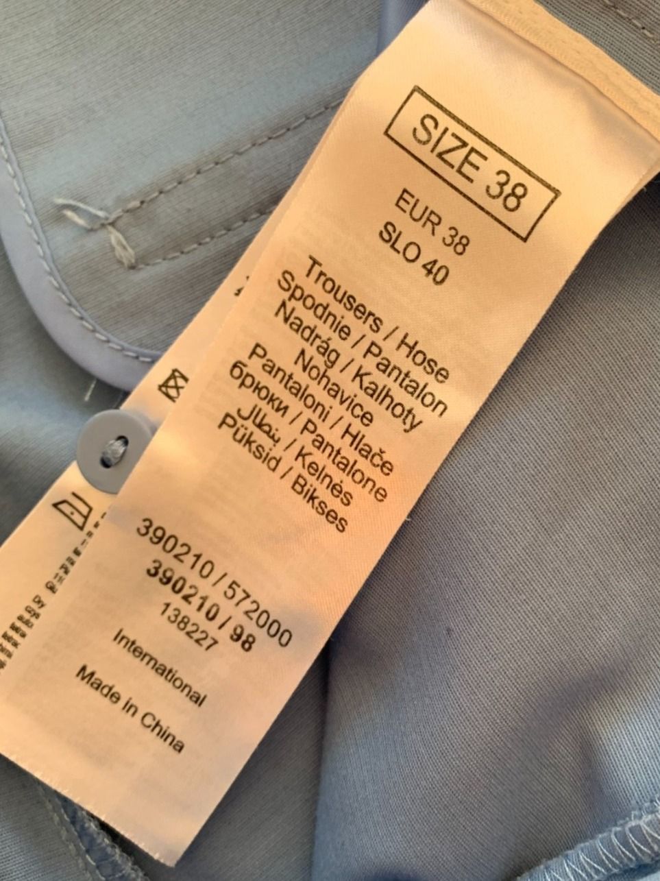 Orsay Pantaloni: Orsay Damen Hose in Gr. 38, Hellblau – Usato da Worb venduto da farben20zauber 5