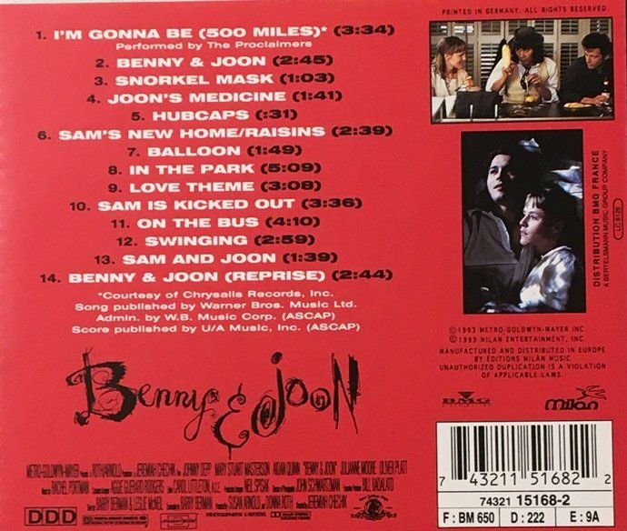 CD: Benny & Joon - Soundtrack – Usato da Grüningen venduto da azulverde 1