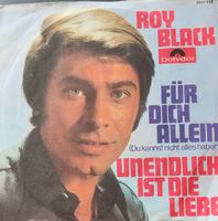 Vinyl-Single Roy Black - für dich allein