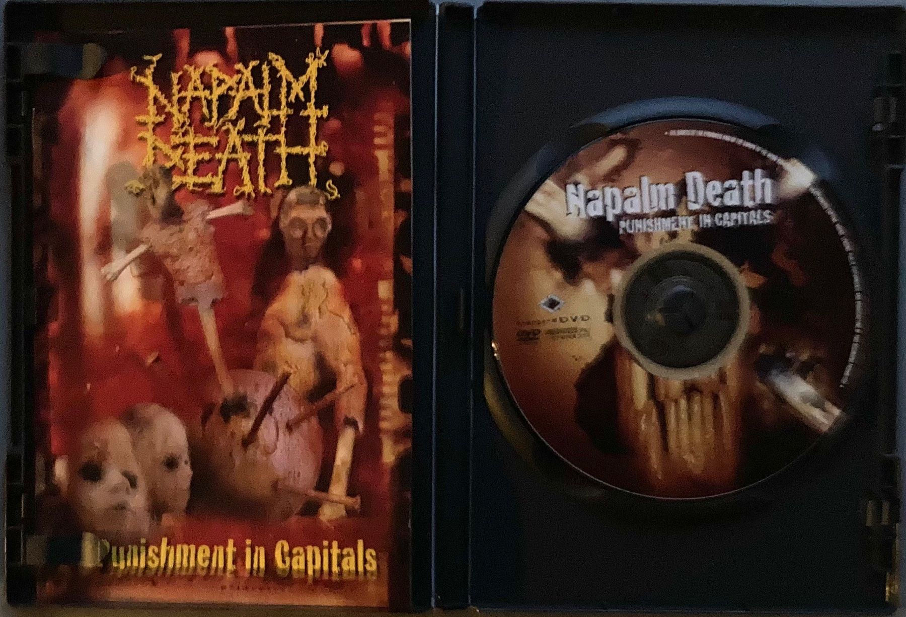 Tutti i DVDs: NAPALM DEATH - PUNISHMENT IN CAPITALS – Usato da Poliez-Pittet venduto da Newtown-Records 2
