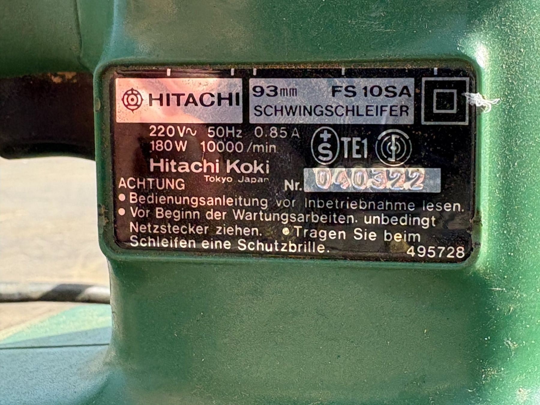 Hitachi Smerigliatrici & Lucidatrici: Schleifmaschine Hitachi – Usato da Mönchaltorf venduto da Tschibi 1