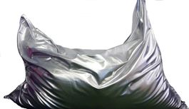 Sitzsack Hülle neu und originalverpackt silber