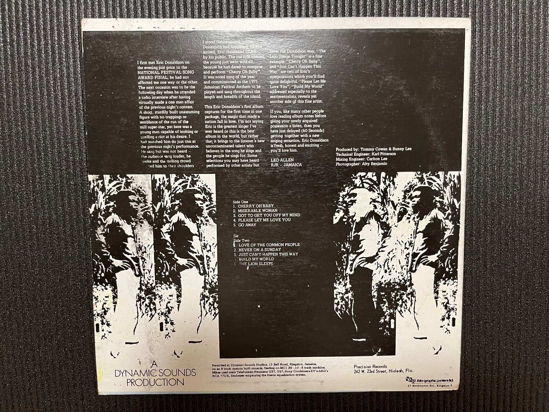 Dischi in vinile: Eric Donaldson – Usato da Olten venduto da Xtra 1
