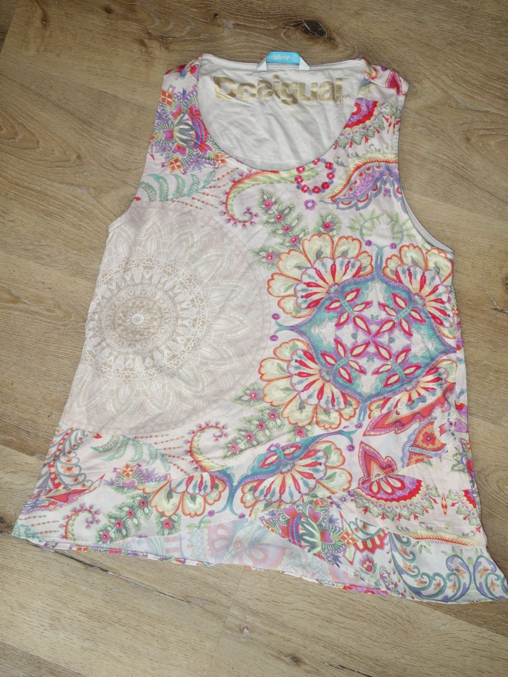 Top: Damen Tanktop Desigual  Gr.L – Usato da Rietheim venduto da broethli