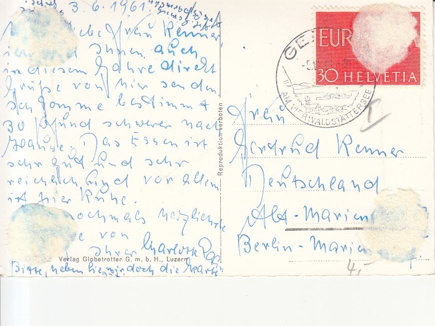 Cartoline postali: Axenstrasse 1961 – Usato da Bürglen TG venduto da StampGraf 1