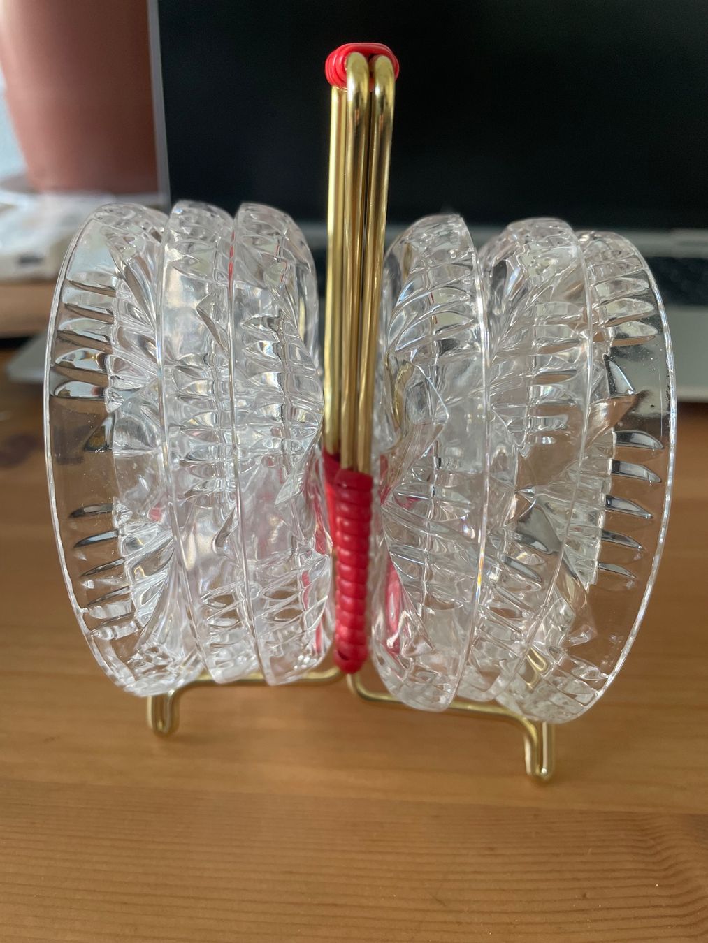 Sottobicchieri: Vintage Glasuntersetzer mit gestell – Usato da Dübendorf venduto da rocki07 1