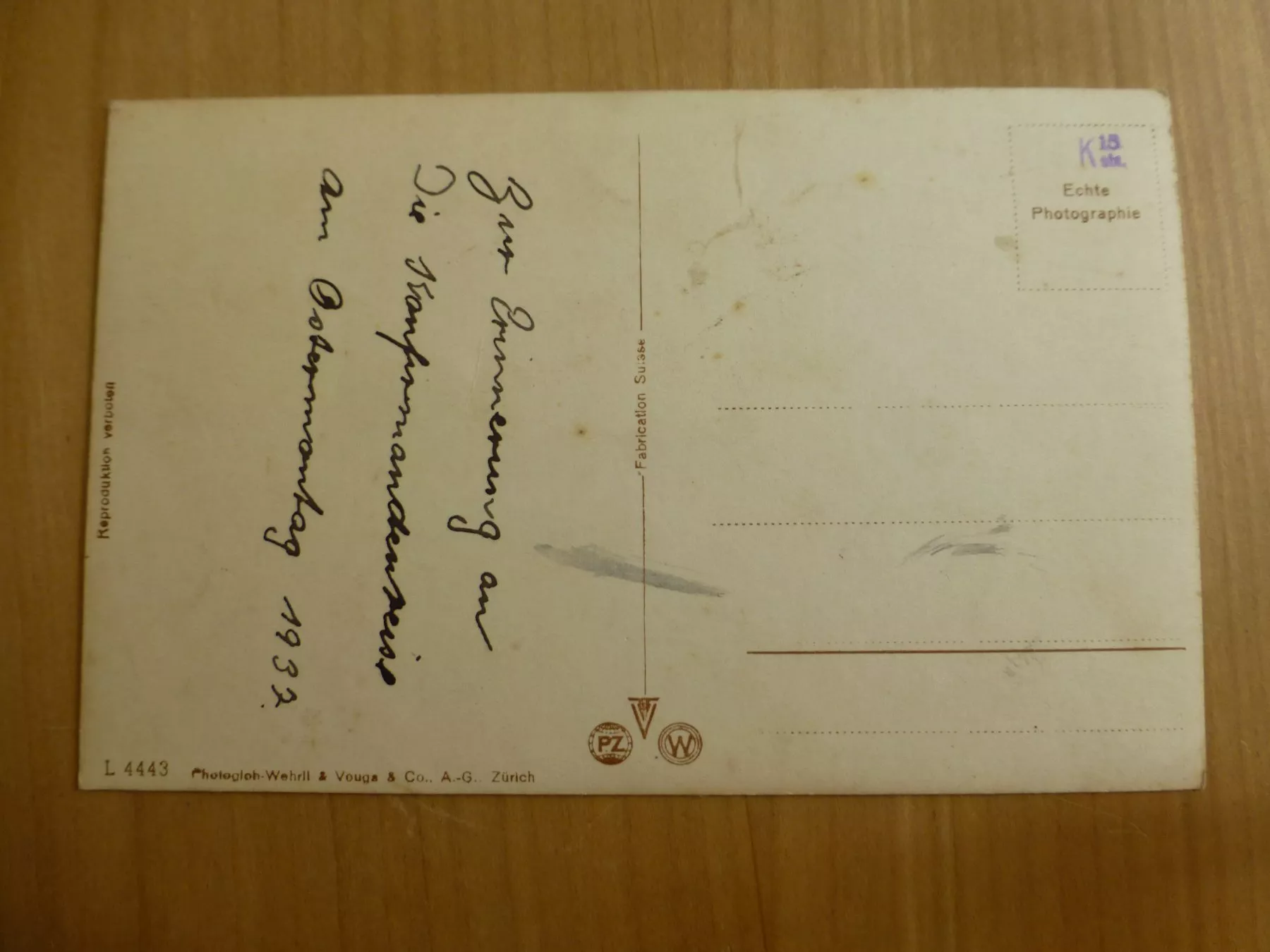 Cartes postales: Solothurn, Ansichtskarte 1937, Protestantischer Kirche – D'occasion à Bettlach par 1saurer 1