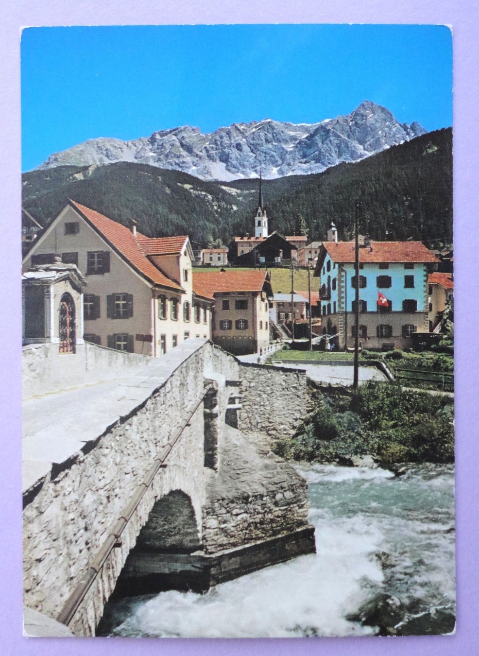Cartoline postali: Savognin am Julierpass – Difettoso da Fétigny venduto da Billy2miny