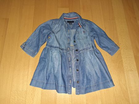 Tommy Hilfiger Jeanskleid in Gr. 80 (12 Mte)