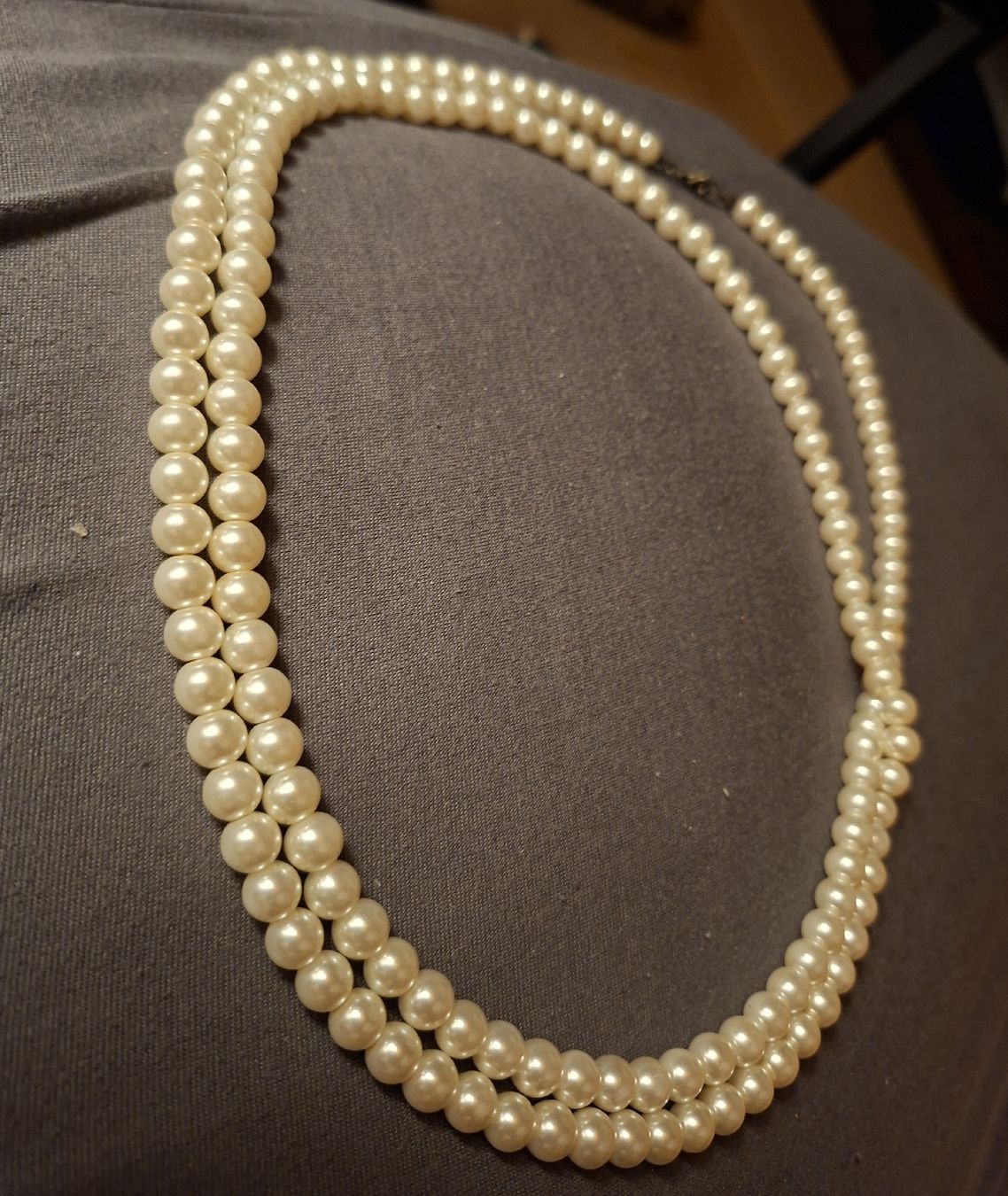 Catenine: Collier de perles blanc  – Usato da Tannay venduto da v1n1p00h 2
