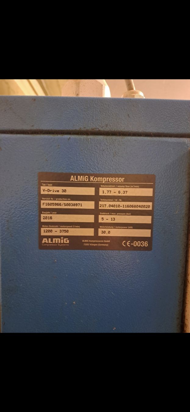 Compressori: ALMig Kompressor V-Drive 30 (30KW) – Usato da Bichelsee venduto da hg_power 6