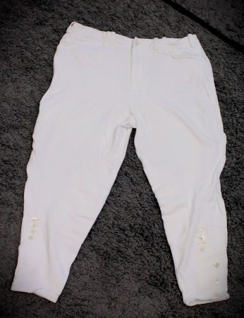 Ralph Lauren Hose weiss☆ Polo Reiterhosen Style Boho Vintage