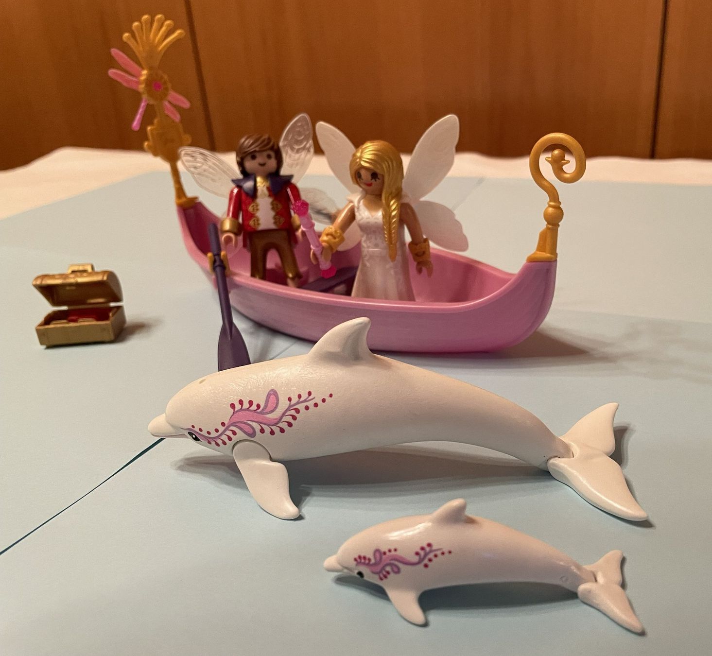 Playmobil Giocattoli: Playmobil Feen-Gondel mit Delfinen – Usato da Widnau venduto da Fundgrube54 1