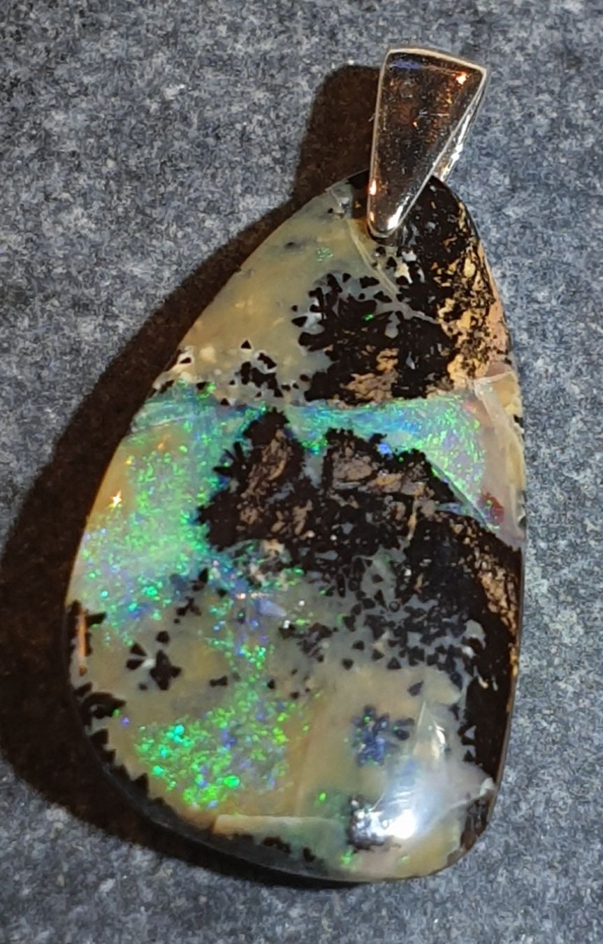 Ciondoli: Anhänger Boulder Opal. – Nuovo (secondo la descrizione) da Niederbüren venduto da Raphael014 6