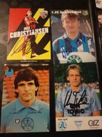 Bundesliga - 4 signierte Autogrammkarten - Set B10