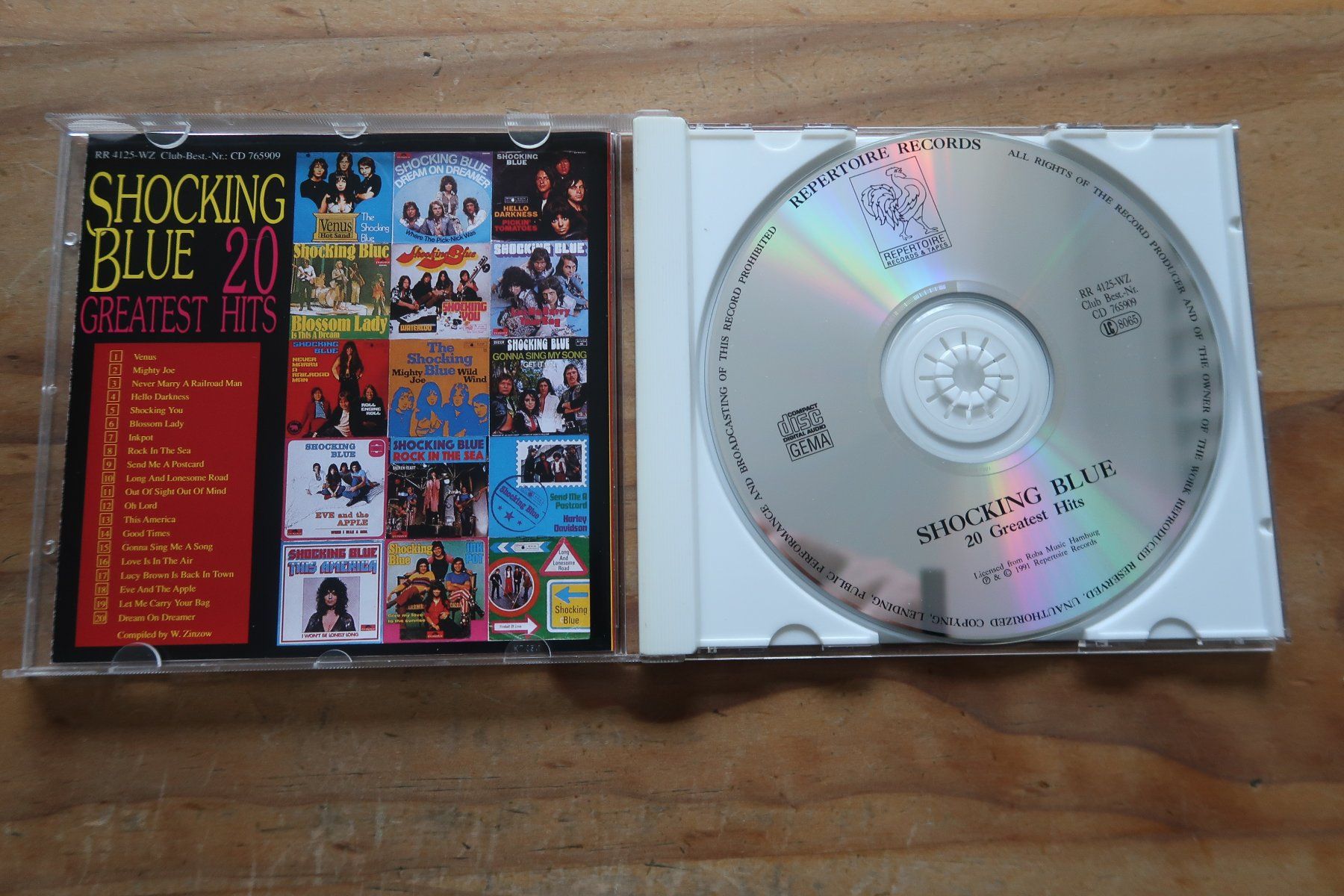 CD: SHOCKING BLUE - 20 GREATEST HITS - CD – Usato da Basel venduto da Patiscat 3