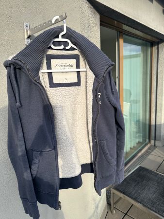 Abercrombie & Fitch Kapuzenjacke blau Grösse S gebraucht
