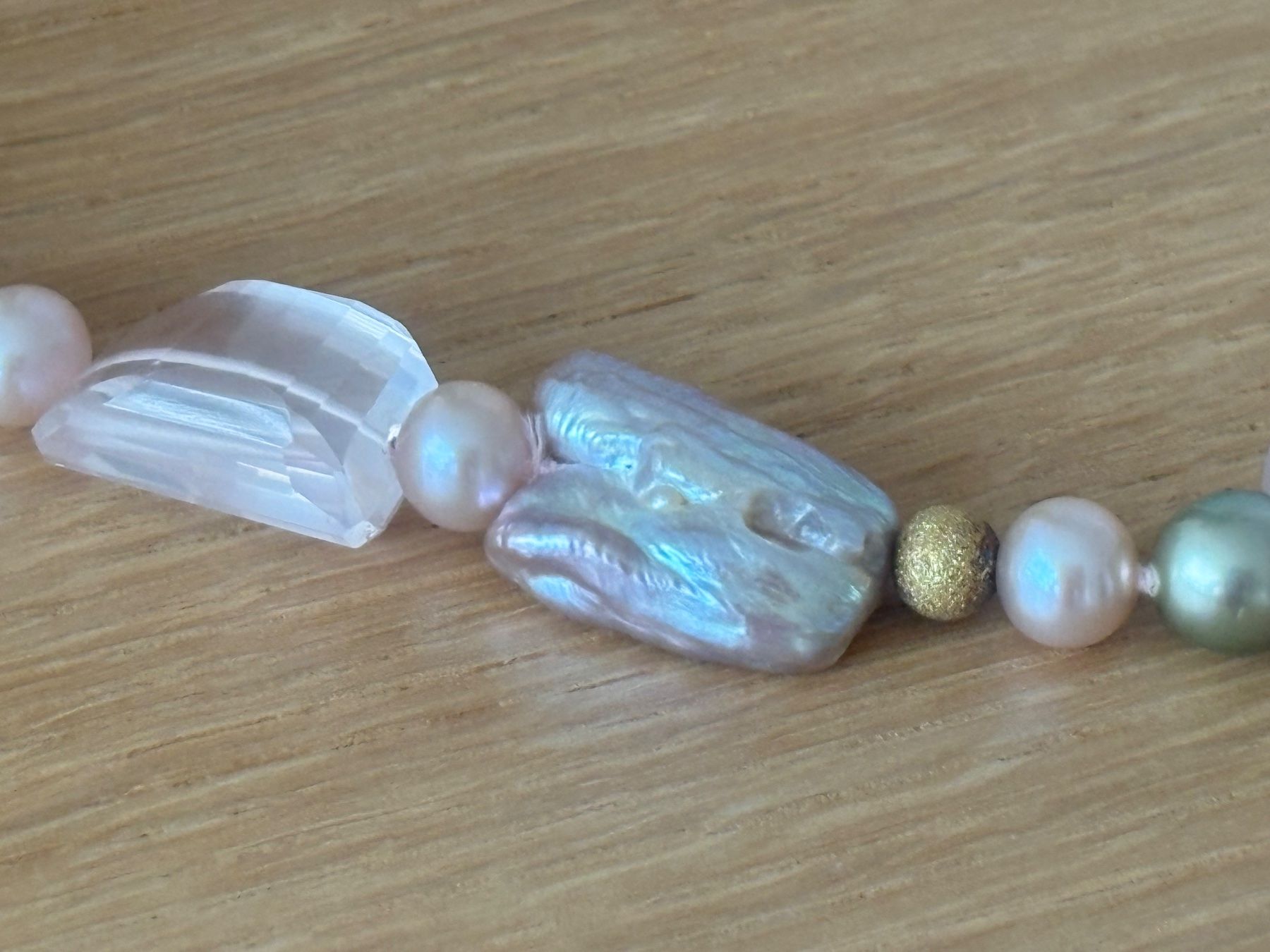 Perle (finte): Luxus Elegante Multicolore Kette Echte Perlen – Usato da Biel-Bienne venduto da Roserosse13 4