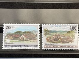 Liechtenstein Briefmarken 1998, **Gampin** und **Triesenberg