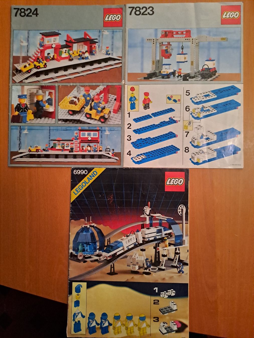 Lego Spielzeuge: Lego Eisenbahn Anleitungen, 6990, etc.  Versand mögl – Gebraucht aus Kestenholz von Knox1973