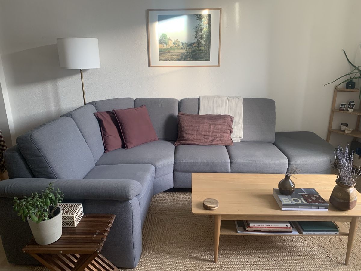 Divani: Grey Corner Ecksofa L Shape Scandi Contemporary 5er Sofa – Usato da Kriens venduto da mat_9gtt 1