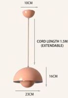 23 cm Lampe suspendue moderne style Nordique en métal