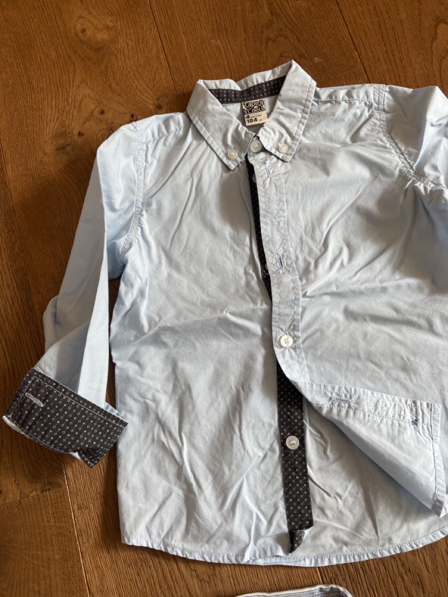 Camicie, T-shirt & Polo: 2 Langarm Hemden Gr.104/110 – Usato da Pratteln venduto da Nala78 3